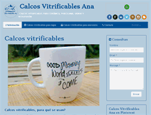 Tablet Screenshot of calcosvitrificables.com